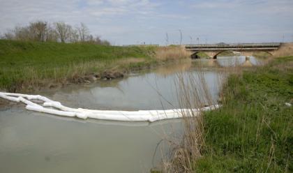 Immagine News - idrocarburi-sversati-nel-bevano-la-perdita--a-forlimpopoli