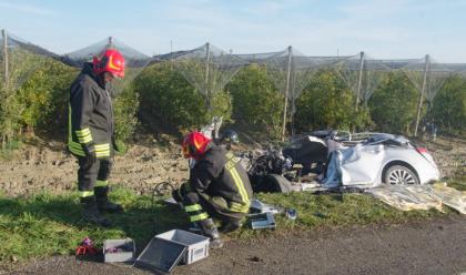 taglio-corelli-schianto-auto-tir-grave-un-58enne