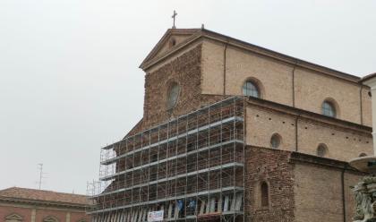 faenza-lavori-di-manutenzione-alla-facciata-della-cattedrale-un-mese-di-cantiere