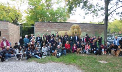 ravenna-inaugurato-a-classe-il-murale-in-ricordo-di-lola-la-cockerina-protagonista-di-opere-benefiche