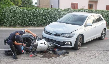 Immagine News - s.potito-auto-travolge-scooter-due-giovani-al-bufalini