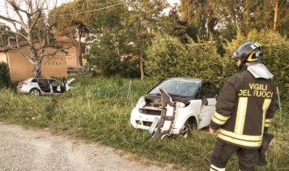 lugo-incidente-in-via-quarantola-tre-auto-coinvolte-e-quattro-feriti