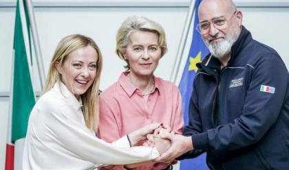 post-alluvione-a-forl-mercoled-17-la-premier-meloni-e-la-presidente-della-commissione-von-der-leyen